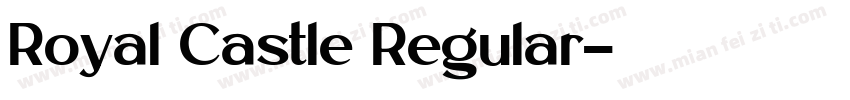 Royal Castle Regular字体转换